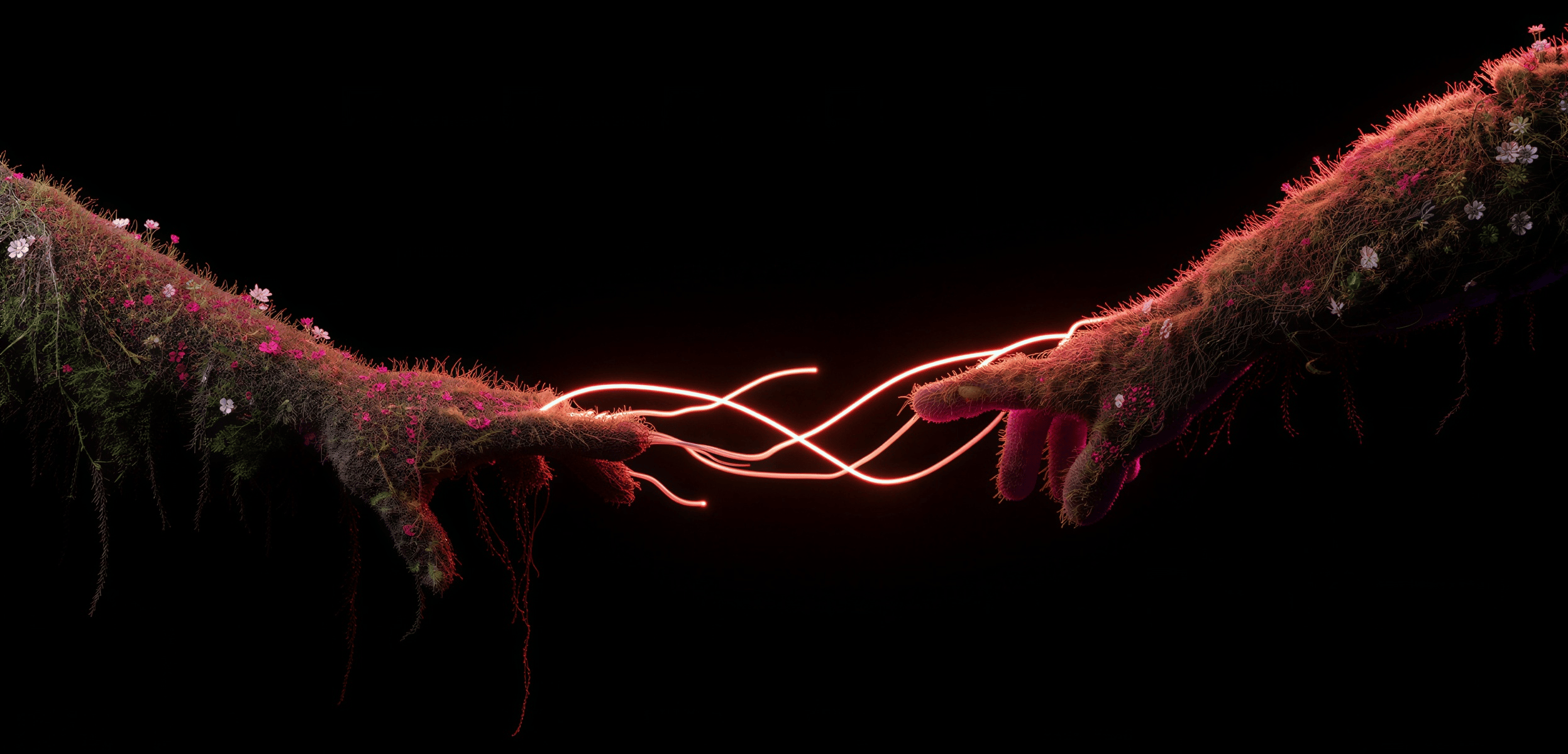 Network of connections representing supplier and production relationships